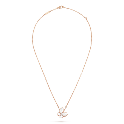[Solara Jewelry]BUTTERFLY MOP DIAMOND NECKLACE