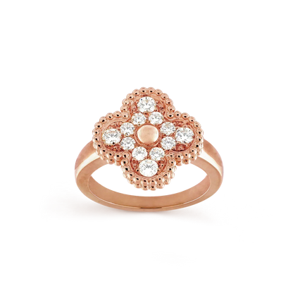[Solara Jewelry]CLOVER DIAMOND RING