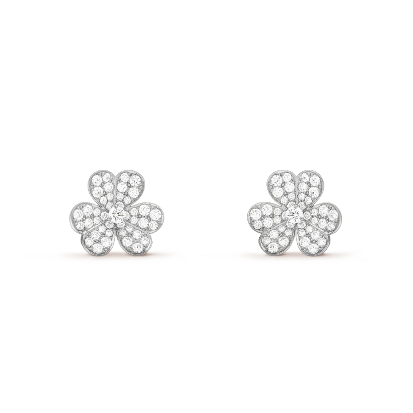 [Solara Jewelry]CLOVER COMOS DIAMOND EARRINGS SILVER