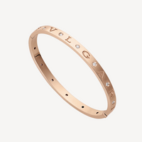 [Solara Jewelry]ZERO 1 PINK GOLD 12 DIAMONDS BRACELET