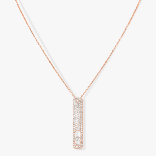 [Solara jewelry]MY FIRST DIAMOND PAVED NECKLACE