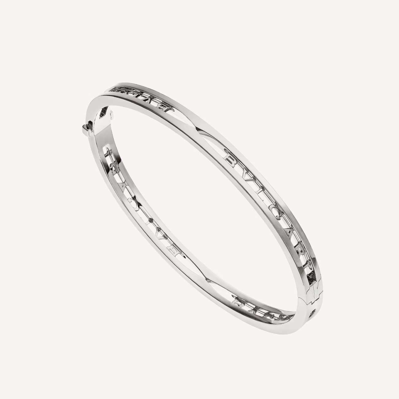 [Solara Jewelry]ZERO 1 SPIRAL LOGO SILVER BRACELET