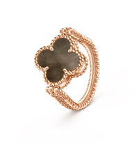 [Solara Jewelry]CLOVER WENDBARER GRAUER PERLMUTT-RING