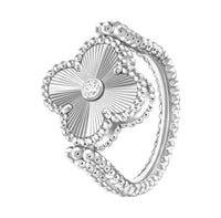 [Solara Jewelry]CLOVER WENDBARER SILBERRING