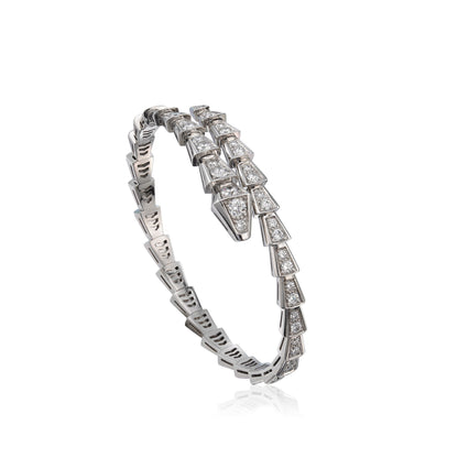 [Solara Jewelry]SERPENTI BRACELET 6MM SILVER DIAMOND