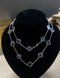 [Solara Jewelry]CLOVER HALSKETTE 20 MOTIVE DOPPELSEITIGE STEINE