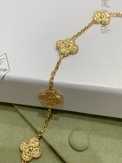 [Solara Jewelry]CLOVERS THE 10-MOTIFS NECKLACE