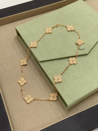 [Solara Jewelry]CLOVERS THE 10-MOTIFS NECKLACE