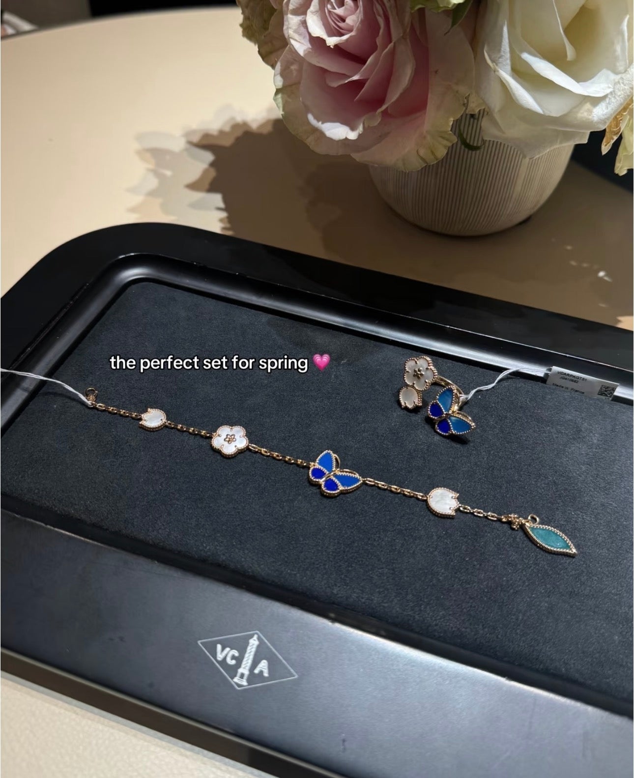 [Solara Jewelry]LUCKY SPRING BUTTERFLY 5 MOTIF BRACELET