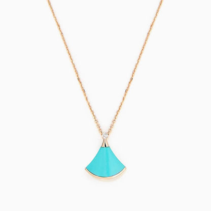 [Solara Jewelry]DREAM NECKLACE TURQUOISE PINK GOLD
