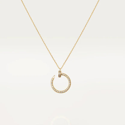 [Solara Jewelry]JUSTE NECKLACE GOLD DIAMONDS