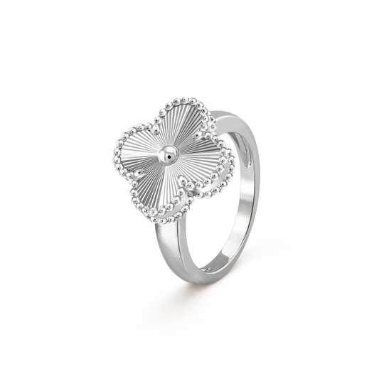 [Solara Jewelry]CLOVER SILVER RING