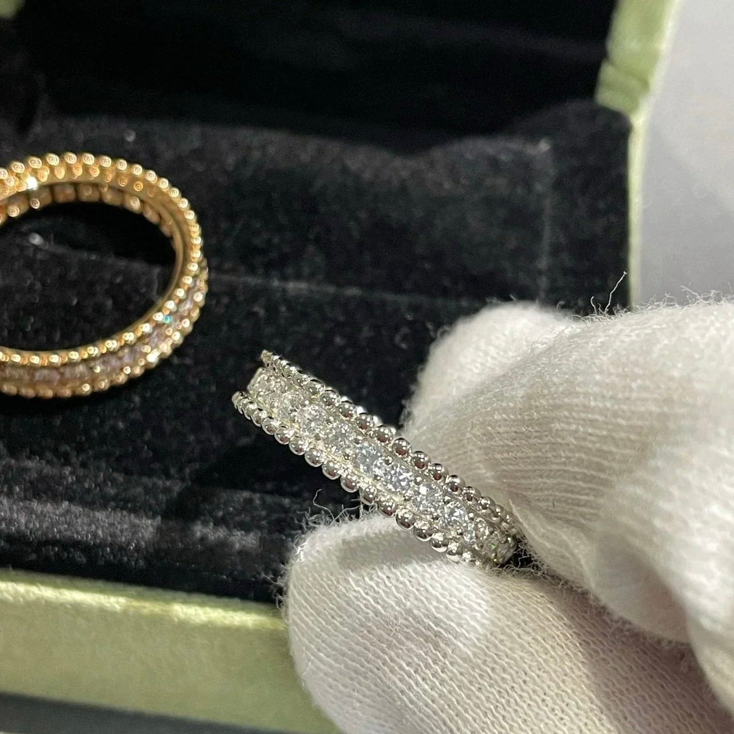 [Solara Jewelry]PERLEE DIAMOND SILVER RING