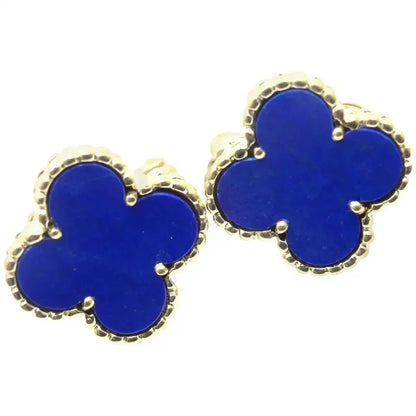 [Solara Jewelry]CLOVER MINI 9.5MM TURQUOISE EARRINGS