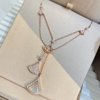 [Solara Jewelry]DREAM NECKLACE WHITE MOP FULL DIAMOND