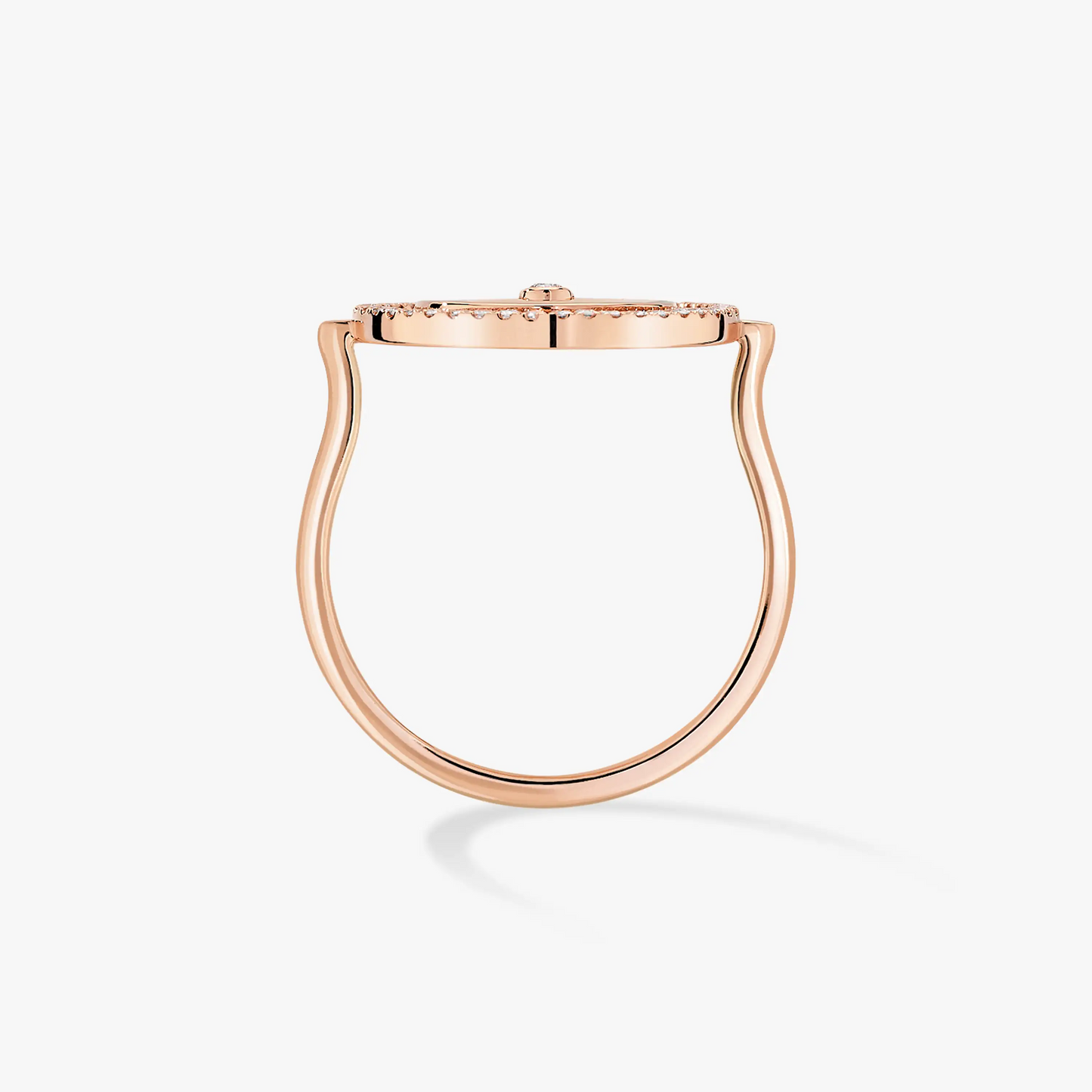 [Solara jewelry]LUCKY MOVE PINK GOLD DIAMOND RING