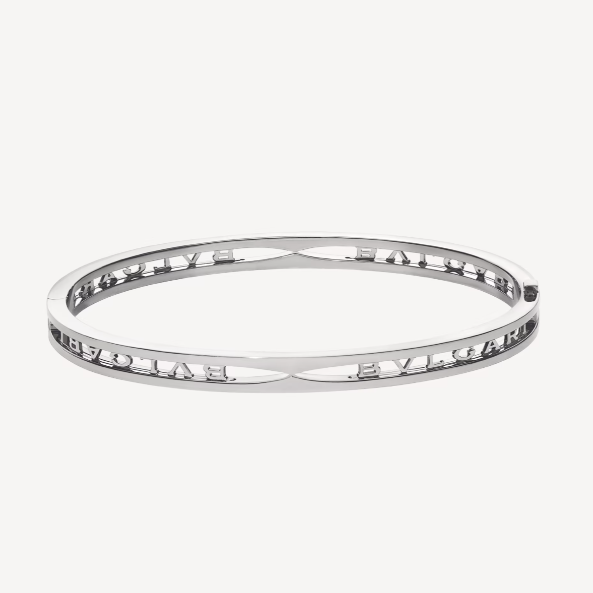[Solara Jewelry]ZERO 1 SPIRAL LOGO SILVER BRACELET