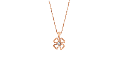 [Solara Jewelry]FIOREVER NECKLACE DIAMOND CENTER