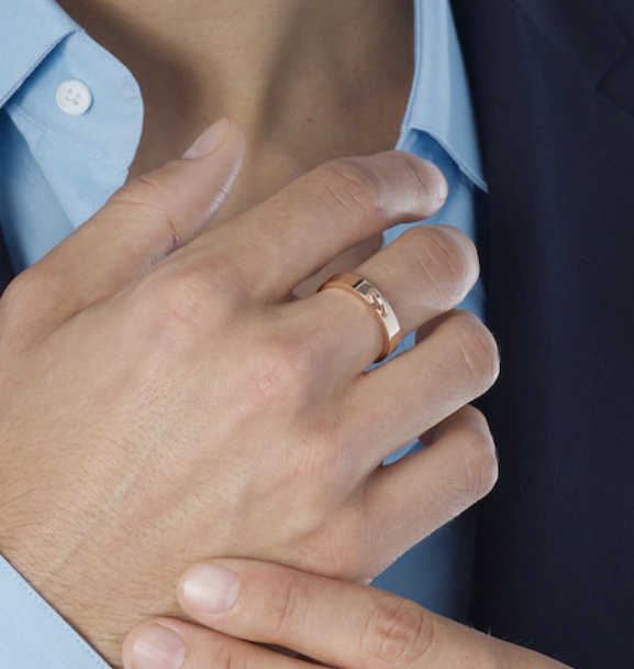 [Solara Jewelry]ALLIANCE LIENS VIDENCE 4MM RING