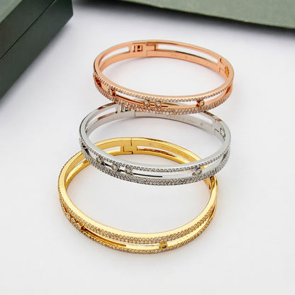 [Solara jewelry]Move Romane pavé bangle