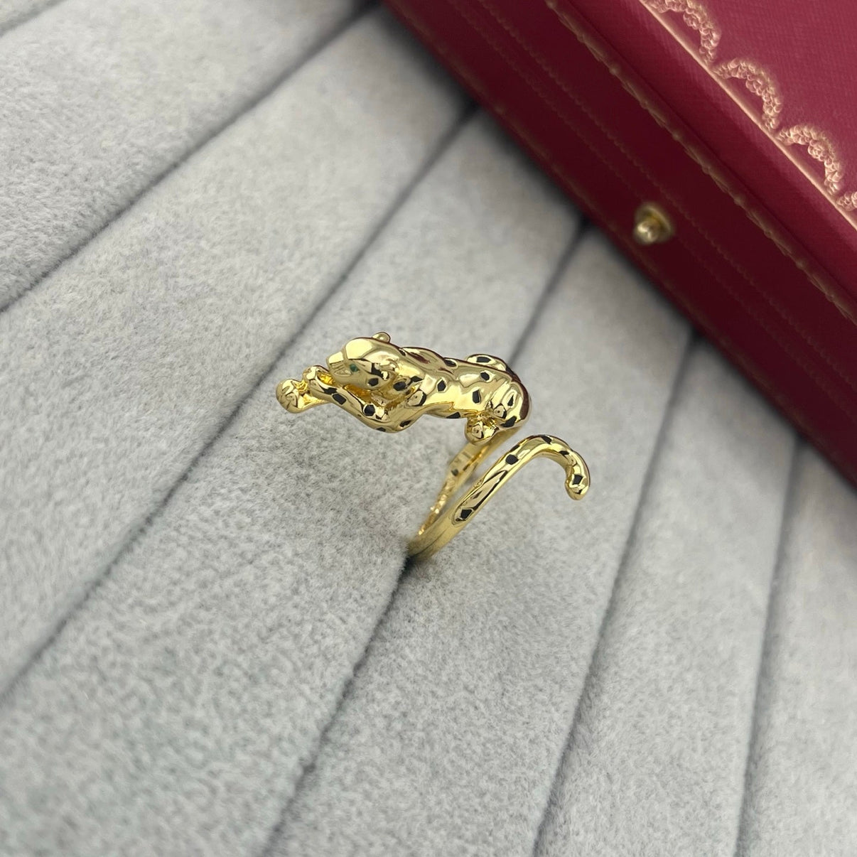 [Solara jewelry]New Panther Open Ring image 2
