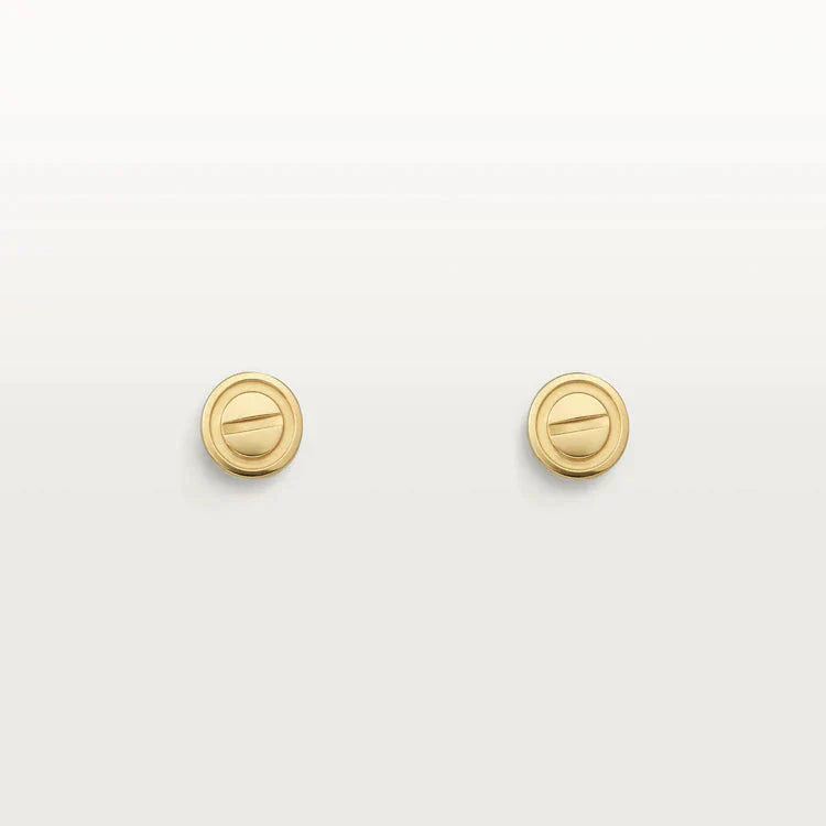 [Solara Jewelry]LOVE EARRINGS GOLD 10MM