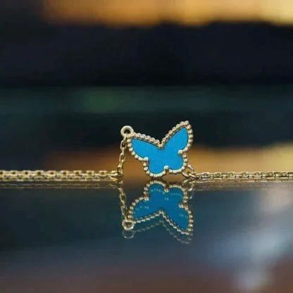 [Solara Jewelry]BUTTERFLY TURQUOISE BUTTERFLY BRACELET