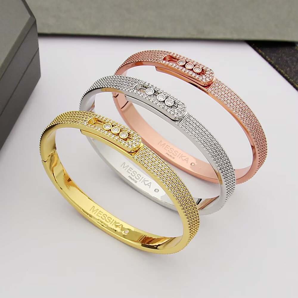 [Solara jewelry]Move Noa Full Pavé Diamond Bangle Bracelet