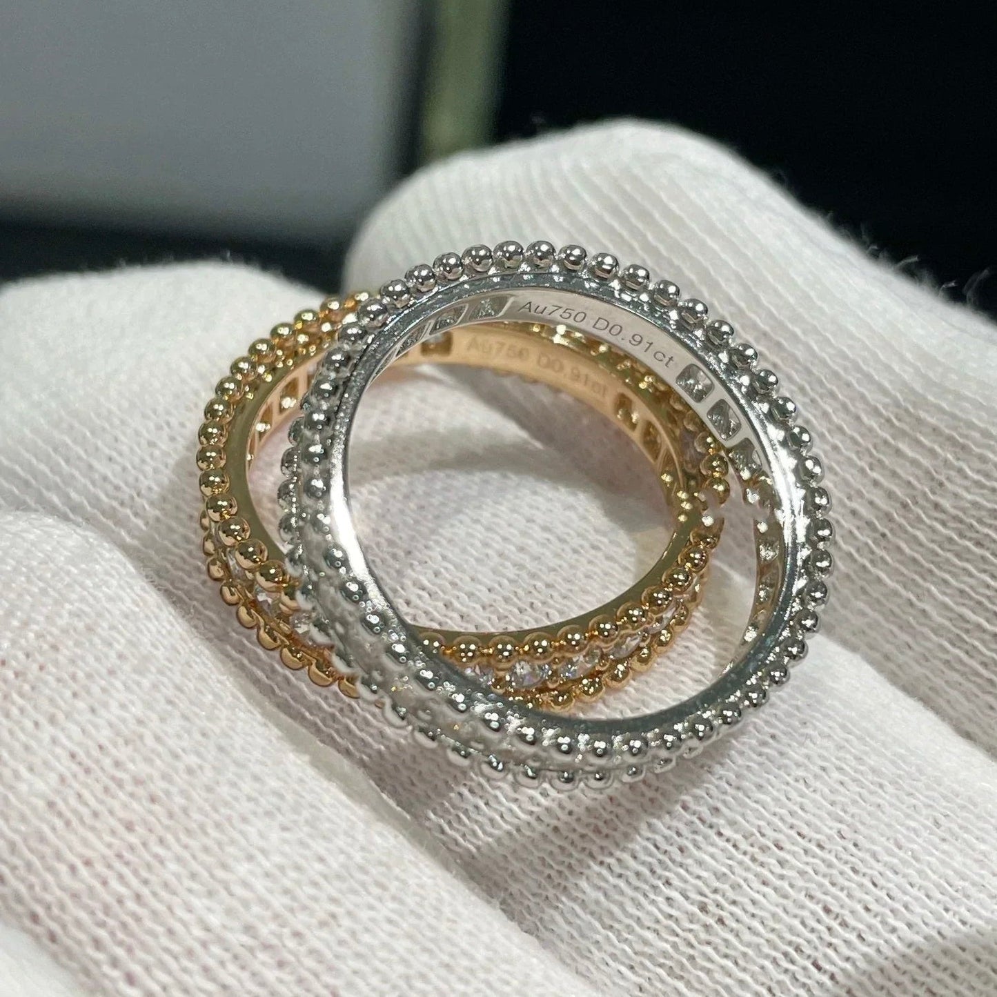 [Solara Jewelry]PERLEE DIAMOND SILVER RING