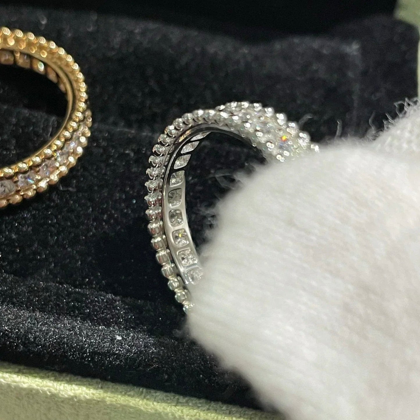 [Solara Jewelry]PERLEE DIAMOND SILVER RING