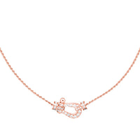 [Solara Jewelry]FORCE 10 PINK GOLD DIAMOND NECKLACE