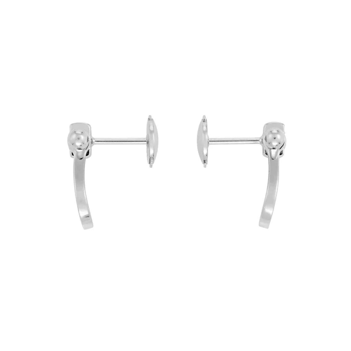 [Solara Jewelry]FORCE 10 FULL DIAMOND STUD EARRINGS MINI MODEL