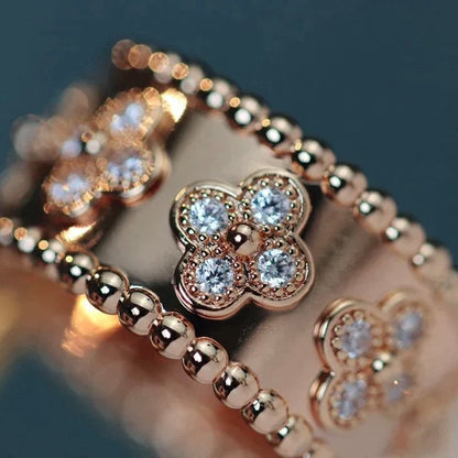 [Solara Jewelry]CLOVER KALEIDOSCOPE RING 10MM
