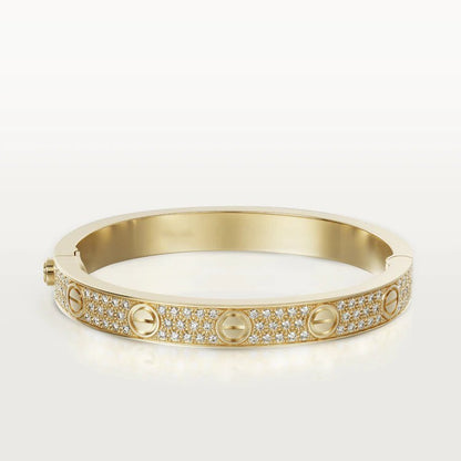 [Solara Jewelry]LOVE BRACELET 6.1MM DIAMOND-PAVED