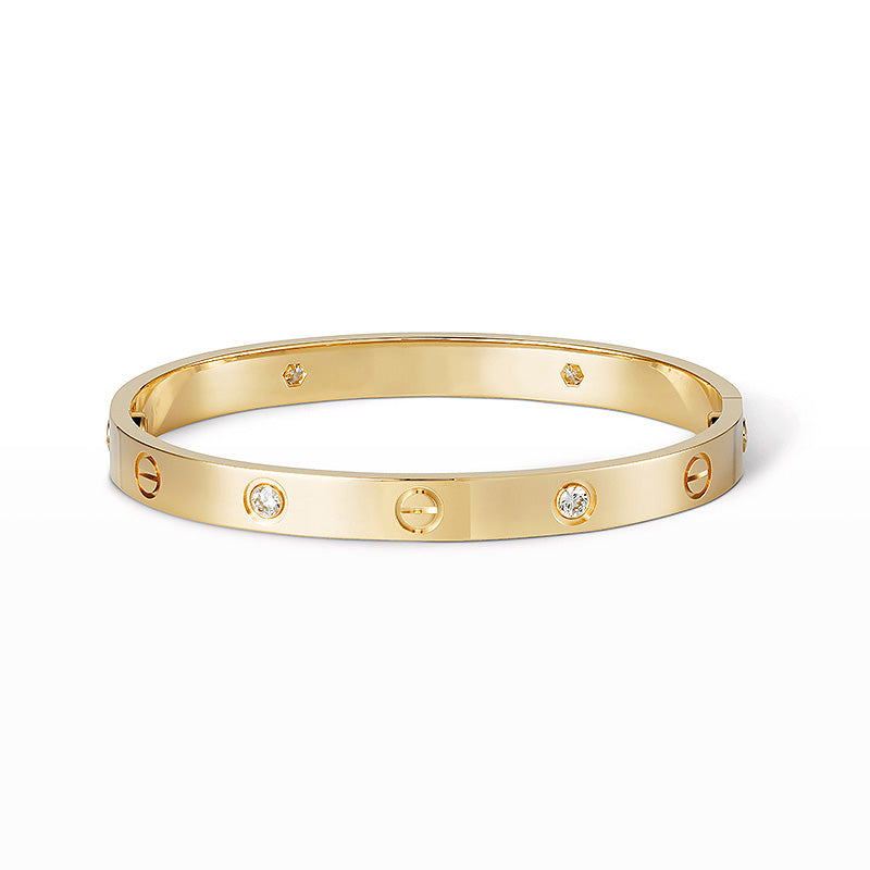 [Solara Jewelry]LOVE BRACELET 6.1MM 4 DIAMONDS