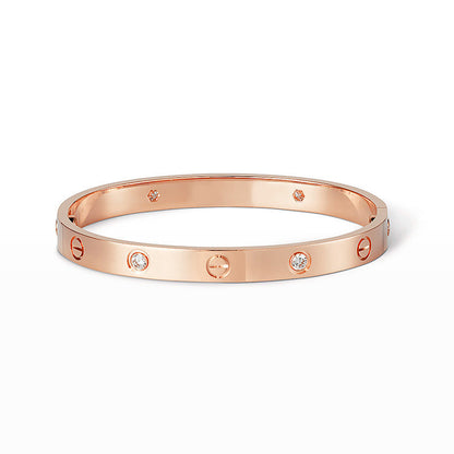 [Solara Jewelry]LOVE BRACELET 6.1MM 4 DIAMONDS