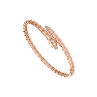 [Solara Jewelry]SERPENTI BRACELET DIAMONDS PINK GOLD