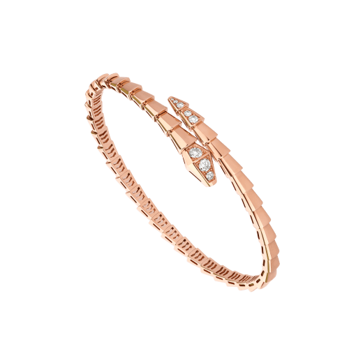 [Solara Jewelry]SERPENTI BRACELET DIAMONDS PINK GOLD