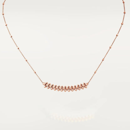 [Solara Jewelry]CLASH PINK GOLD NECKLACE
