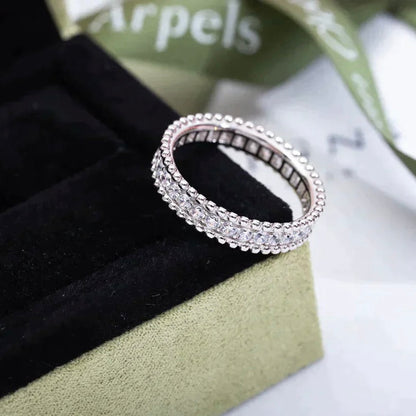 [Solara Jewelry]PERLEE DIAMOND SILVER RING