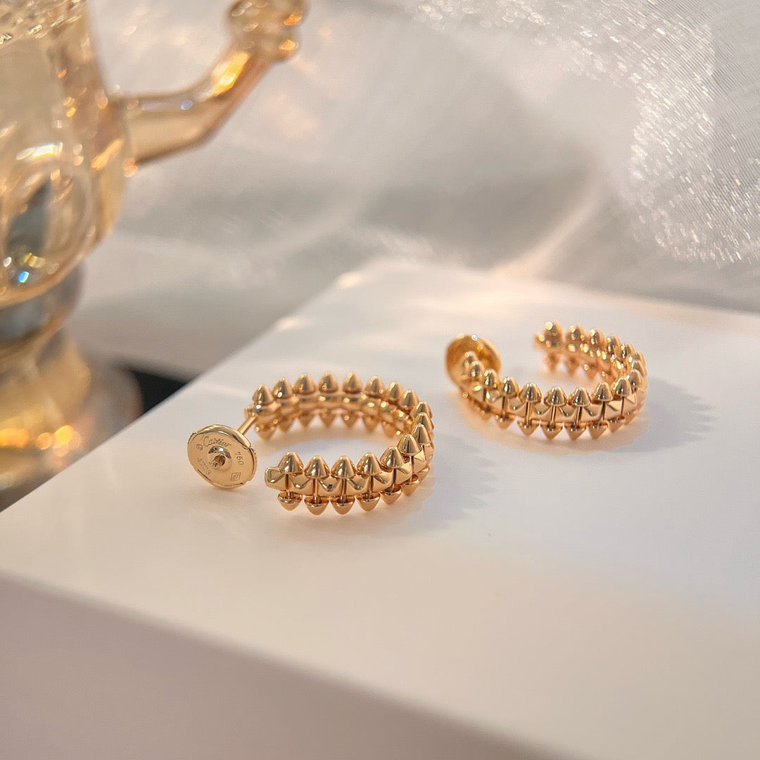 [Solara Jewelry]CLASH SMALL HOOP EARRINGS