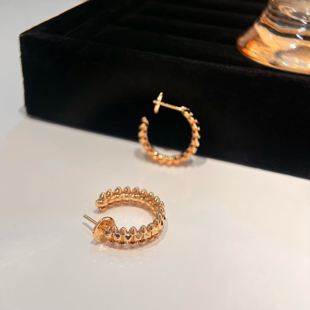 [Solara Jewelry]CLASH SMALL HOOP EARRINGS