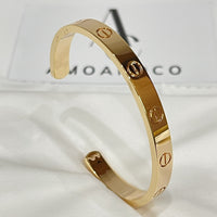 [Solara Jewelry]LOVE BRACELET 6.1MM OPEN CUFF