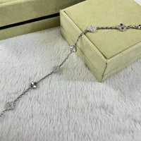 [Solara Jewelry]CLOVER 6 MOTIF DIAMOND LASER BRACELET