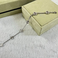 [Solara Jewelry]CLOVER 6 MOTIF DIAMOND BRACELET