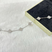 [Solara Jewelry]CLOVER 6 MOTIF DIAMOND BRACELET