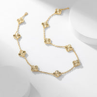 [Solara Jewelry]CLOVERS THE 10-MOTIFS LASER NECKLACE