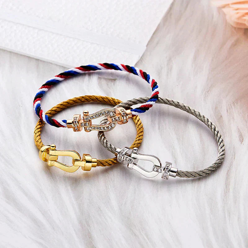 [Solara Jewelry]FORCE LARGE HORSESHOE NO DIAMOND BRACELET GOLD