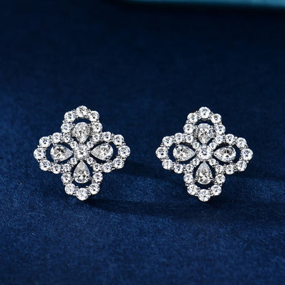 [Solara Jewelry]LOOP EARRINGS FULL MOTIF DIAMOND 16MM