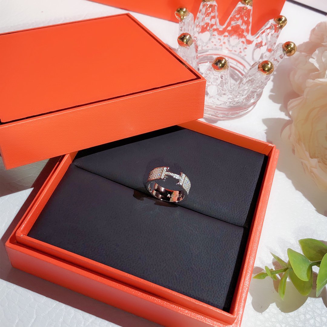 [Solara Jewelry]H RING FULL DIAMOND